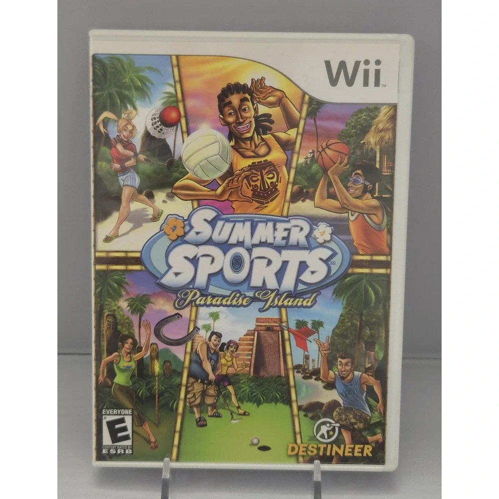 Summer Sports: Paradise Island (Wii) - Tested - CIB Complete